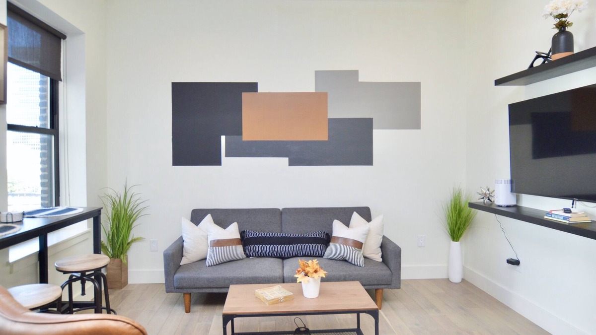 Central Business District Apartment | 🔰Luxury 1BR Apt Kng Bed Rooftop DwnTwn Newark 5🌟