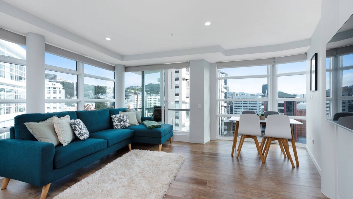 Te Aro Apartment | Luxury 2 Bedroom at the Pinnacles on Victoria St