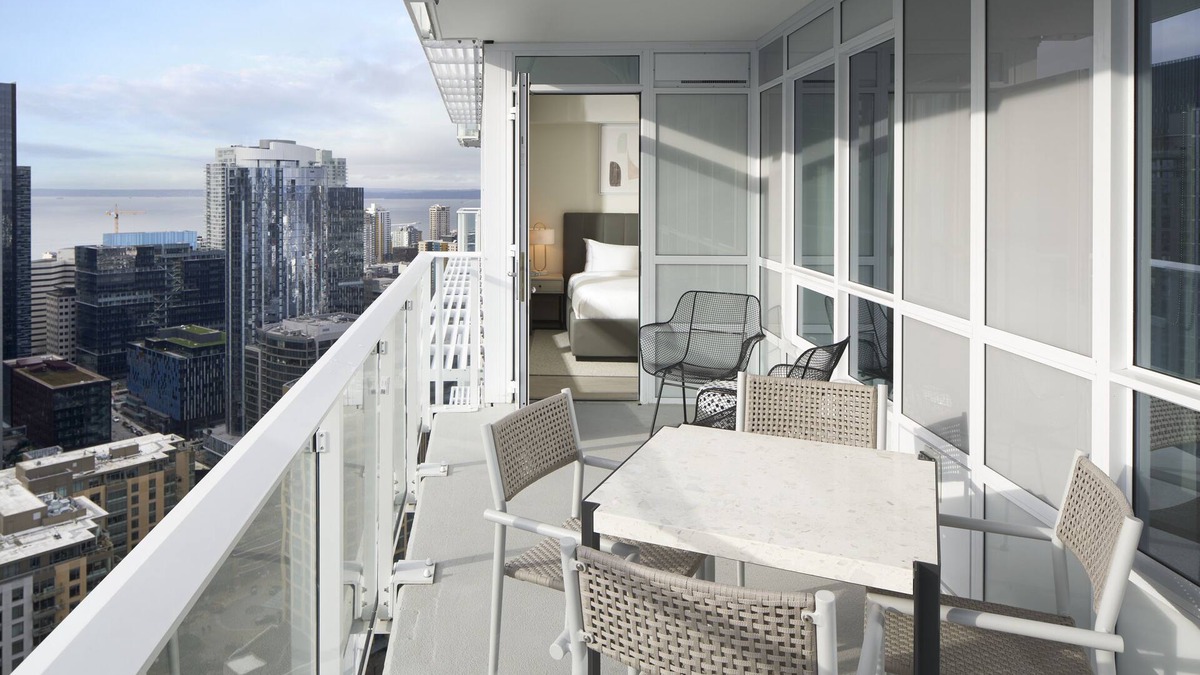 Belltown Hotel | Luxury 2-BR Sky Suite with Stunning Views, Pools, & Top Seattle Amenities