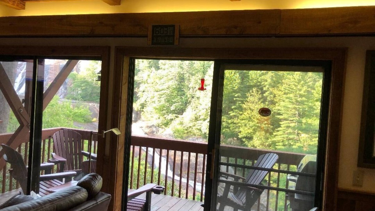Lake Toxaway Condo | LUXURY 2BR/2BA SPECTACULAR OVER FALLS DECK/GRILL UPSCALE, COMFORTABLE FURNITURE