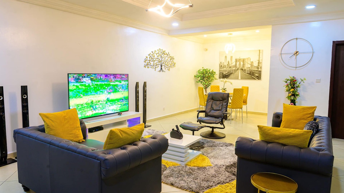 Jabi House | Luxury 4 Bedrooms Holiday Home 24Hrs/Wi-fI/Securit
