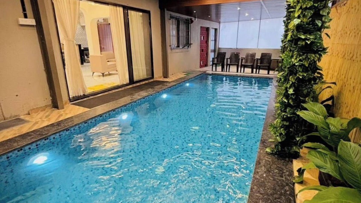 Tungarli Villa | Luxury 4BHK Villa -Private Pool- Lonavala ,Ideal for Families & Groups