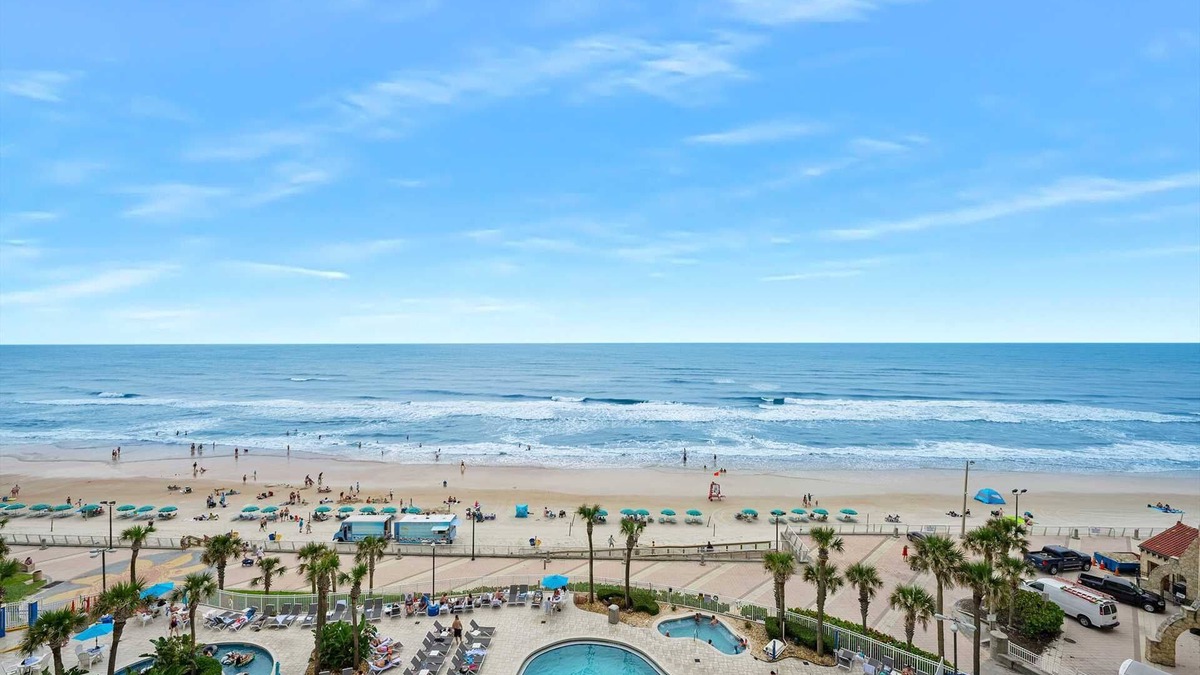 Brush - Stewarts Condo | Luxury 8th Floor 1 BR Condo Direct Oceanfront Wyndham Ocean Walk Resort Daytona Beach | 808