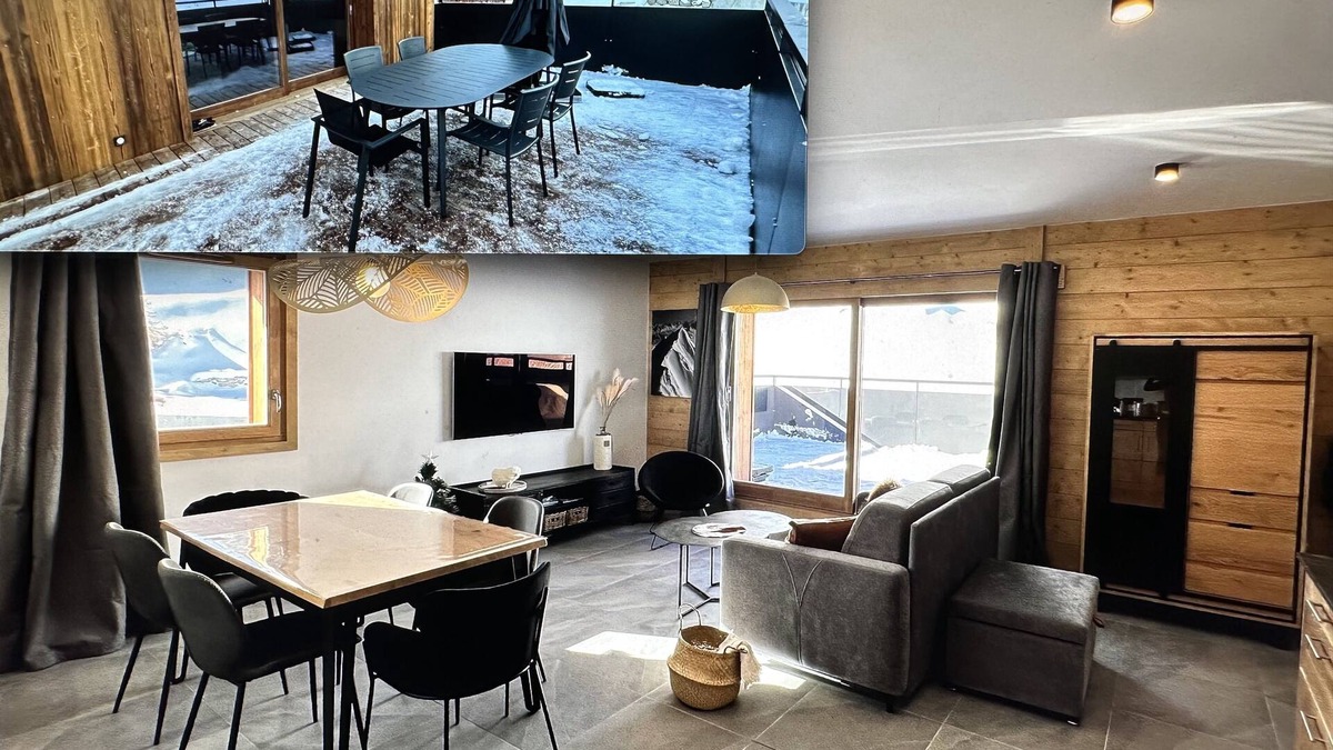 Plagne Centre Apartment | Luxury Apartment with terrace in Plagne Centre at the Foot of the Slopes