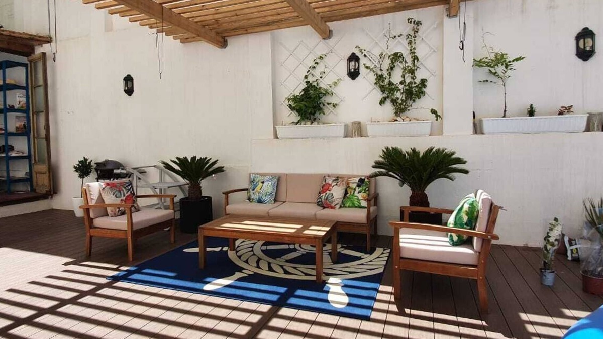 El Raval Apartment | Luxury apartment right in the heart of Barcelona with an oasis like terrasse.