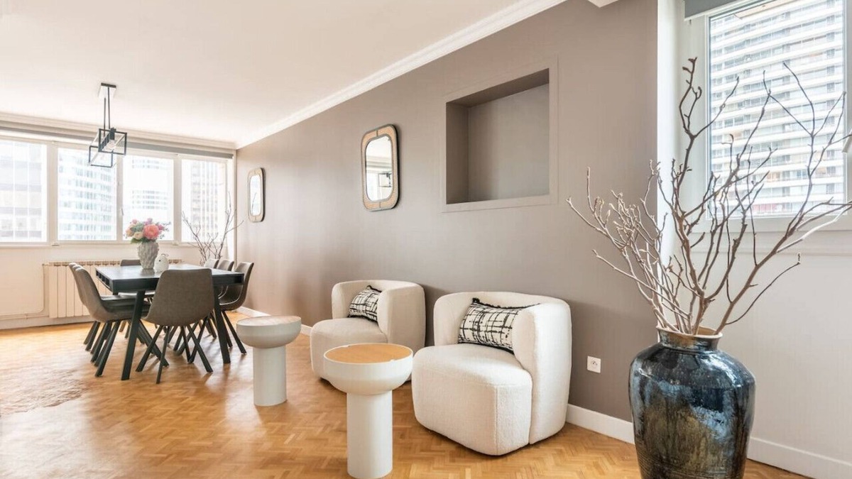 Puteaux Apartment | Luxury apartment with Eiffel Tower view - Defense