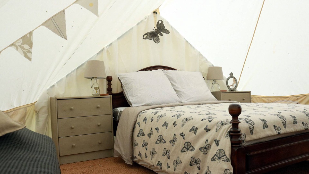 Auzances Cabin | Luxury Bell Tent Glamping in the heart of rural France