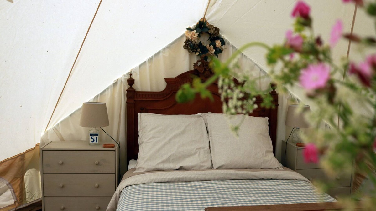 Auzances Cabin | Luxury Bell Tent Glamping in the heart of rural France