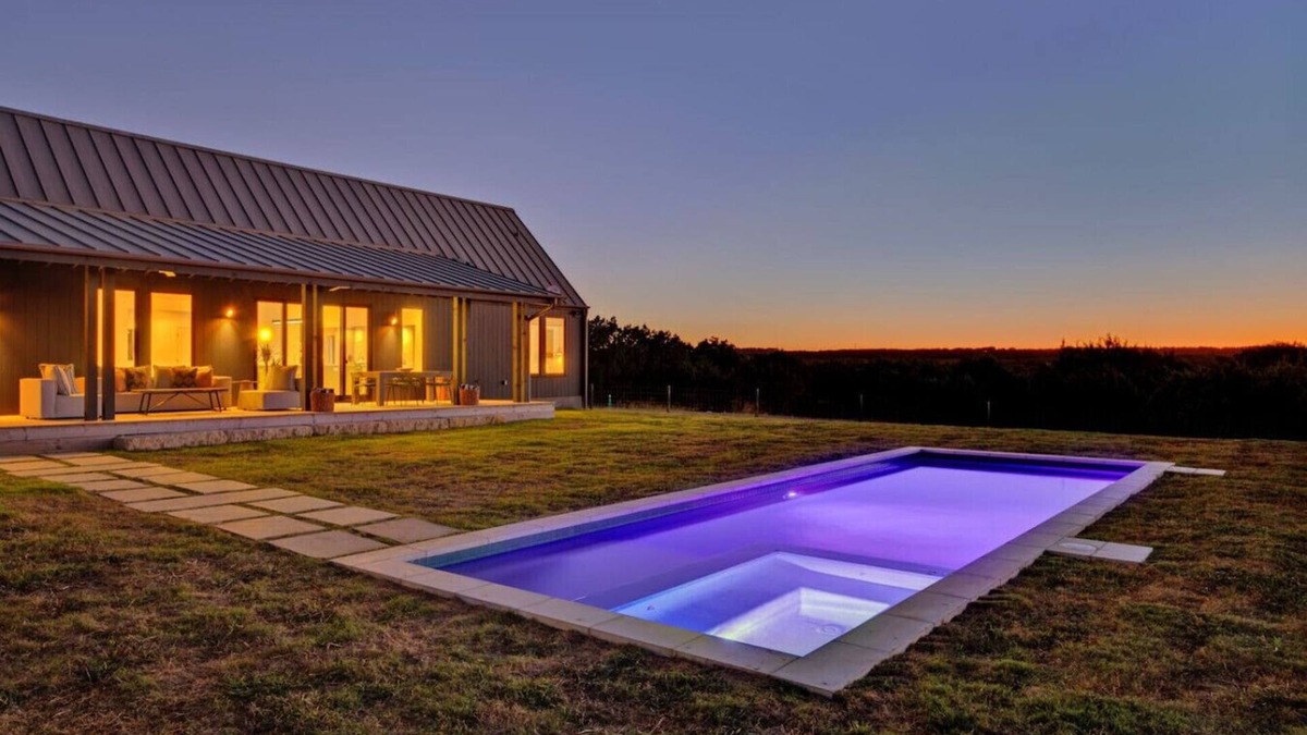 Stonewall House | Luxury Bunkhouse, 14 Acres, Pool, Hot Tub & views