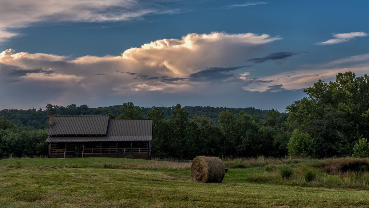 Helmsburg Cabin | Luxury cabin next to charming goat farm sanctuary!