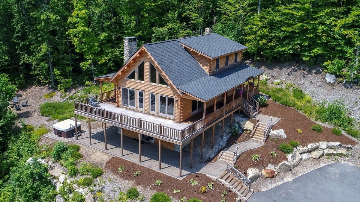 Gilead Cabin | Luxury Cabin nr Sunday River: Mtn Views, Hot Tub, Fire Pit: Ski Hike ATV Foliage