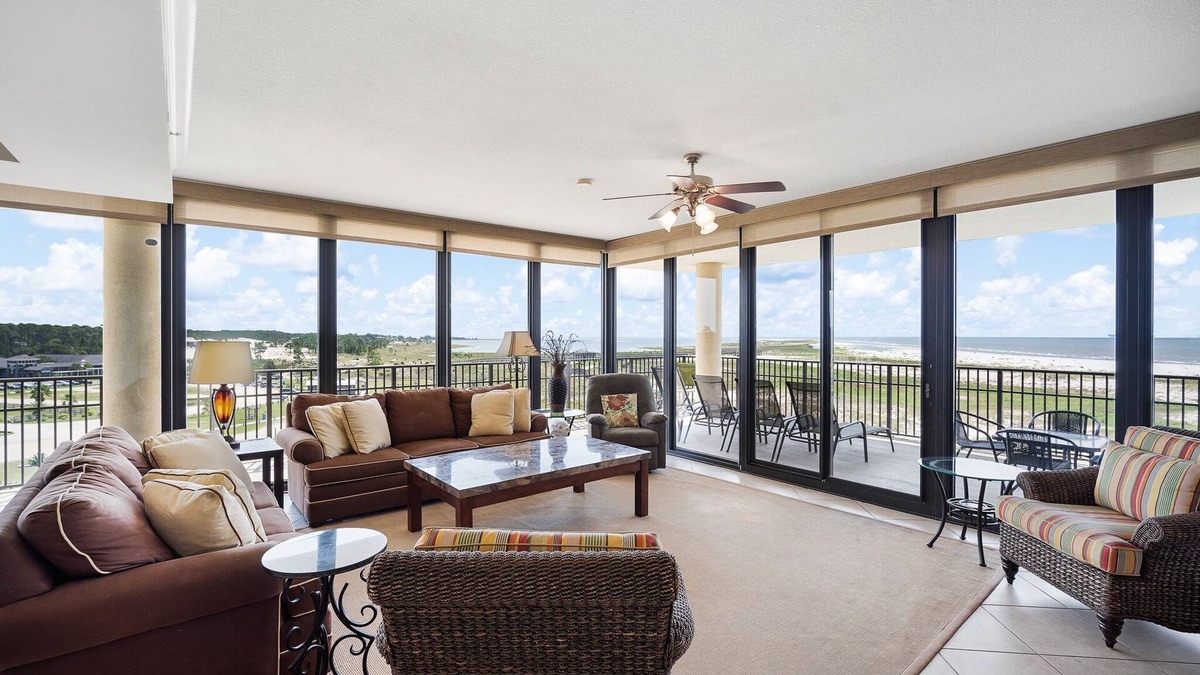 Dauphin Island Condo | Luxury Corner Condo on the 5th Floor with Panoramic Views of Dauphin Island