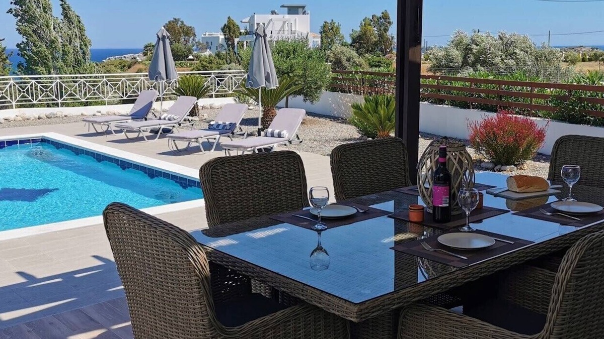 Kolymbia Villa | Luxury Detached Villa With Private Pool And Views Over The Sea