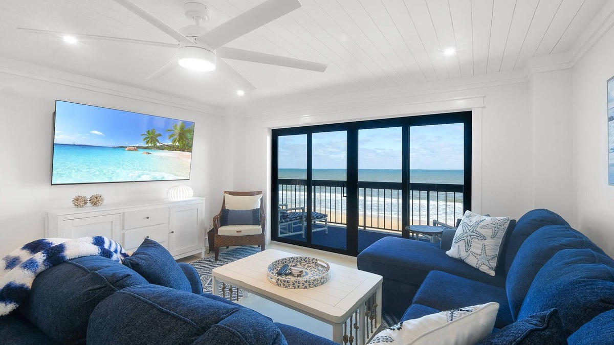 Ormond-by-the-Sea Condo | Luxury direct oceanfront corner with large private balcony, heated pool and garage