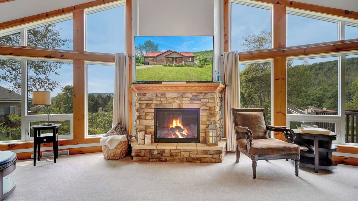 Ellicottville Ski Chalet | Luxury Ellicottville Chalet, w/Sauna, 8' ft hot tub, breathtaking slopeside view