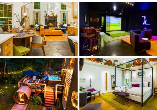 Fairview House | Luxury Escape! Golf Sim, Sauna, Hot Tub & Game Room Bliss