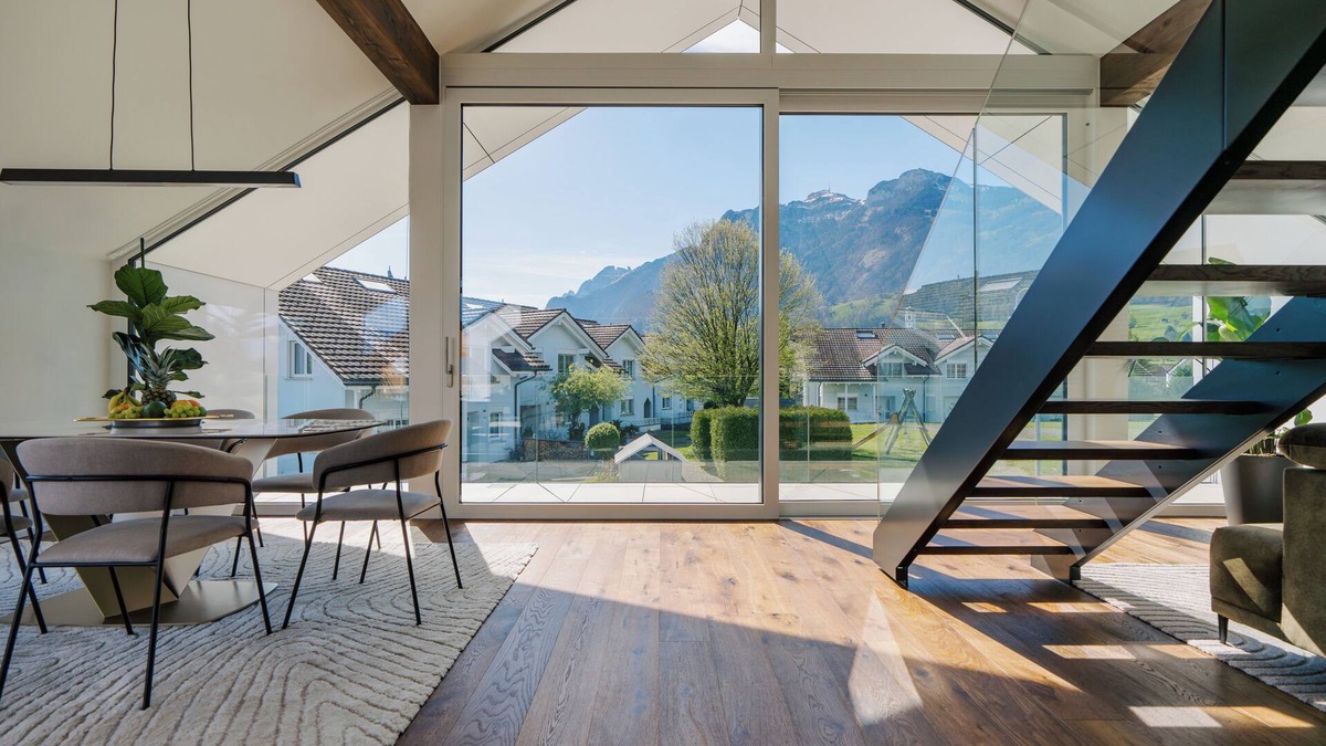 Ruthi Apartment | Luxury Escape in the Swiss Alps: Designer Apartment with Breathtaking Views