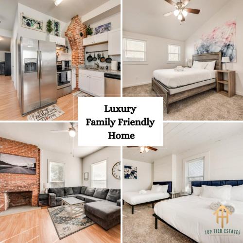 Fort Worth House | Luxury Family Friendly Home 6 Queen Beds