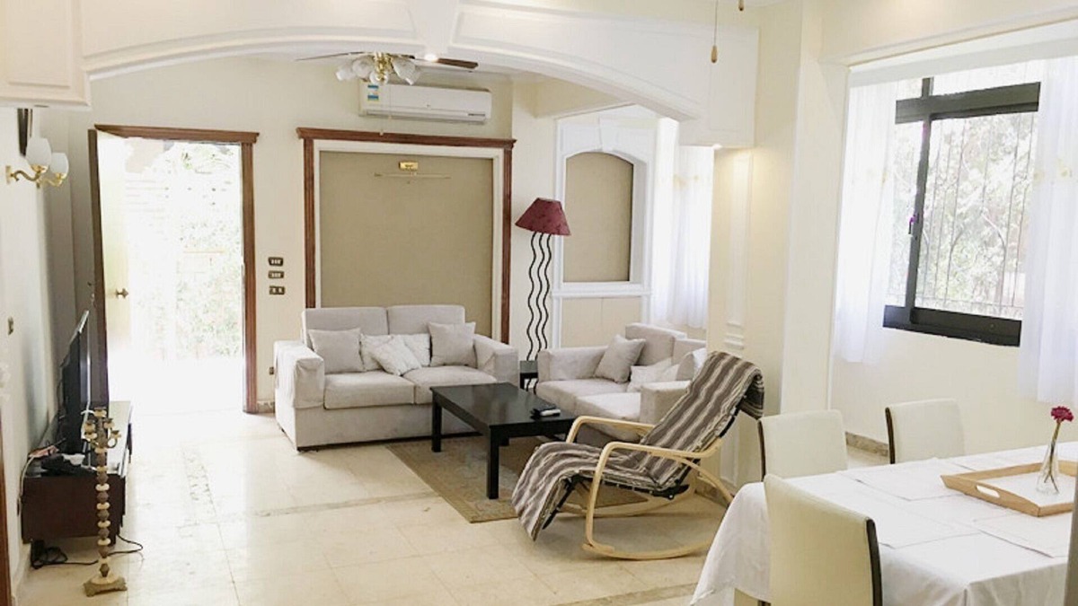 Garden City Apartment | luxury flat in maadi with garden near metro