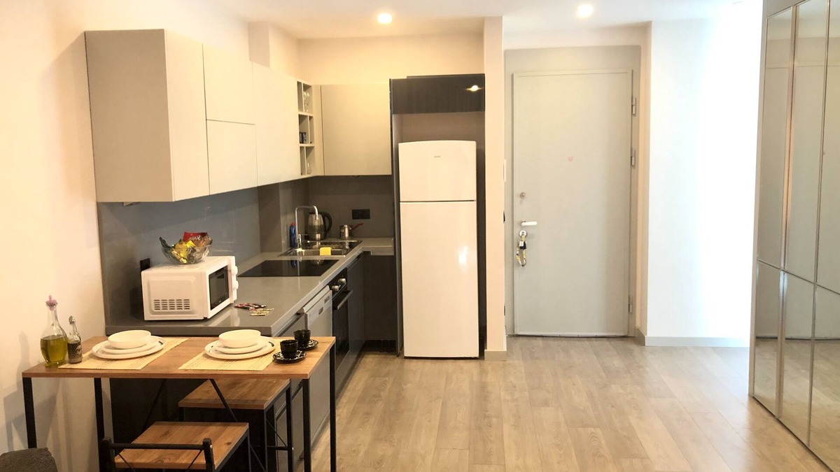 Esenyurt Apartment | Luxury flat with Sea & City view - Gym & Parking ( EMP 148 )