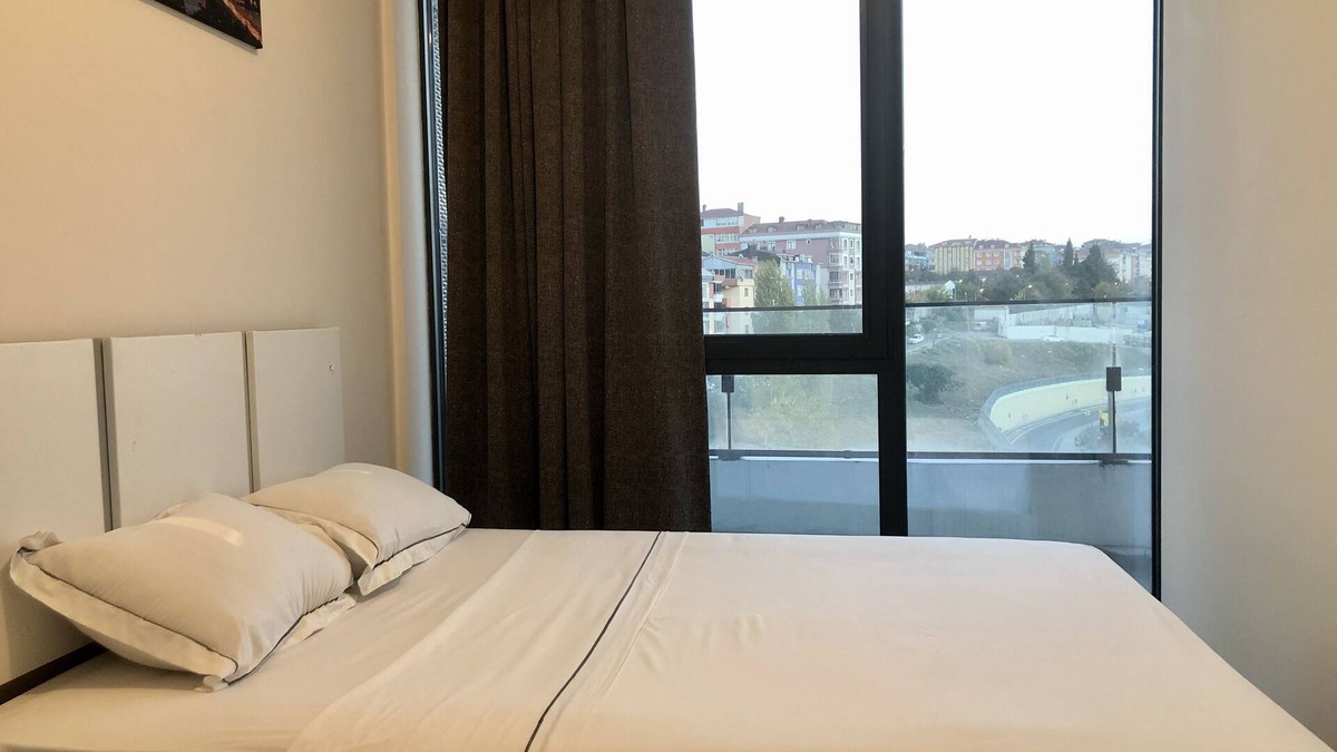 Esenyurt Apartment | Luxury flat with Sea & City view - Gym & Parking ( EMP 93 )
