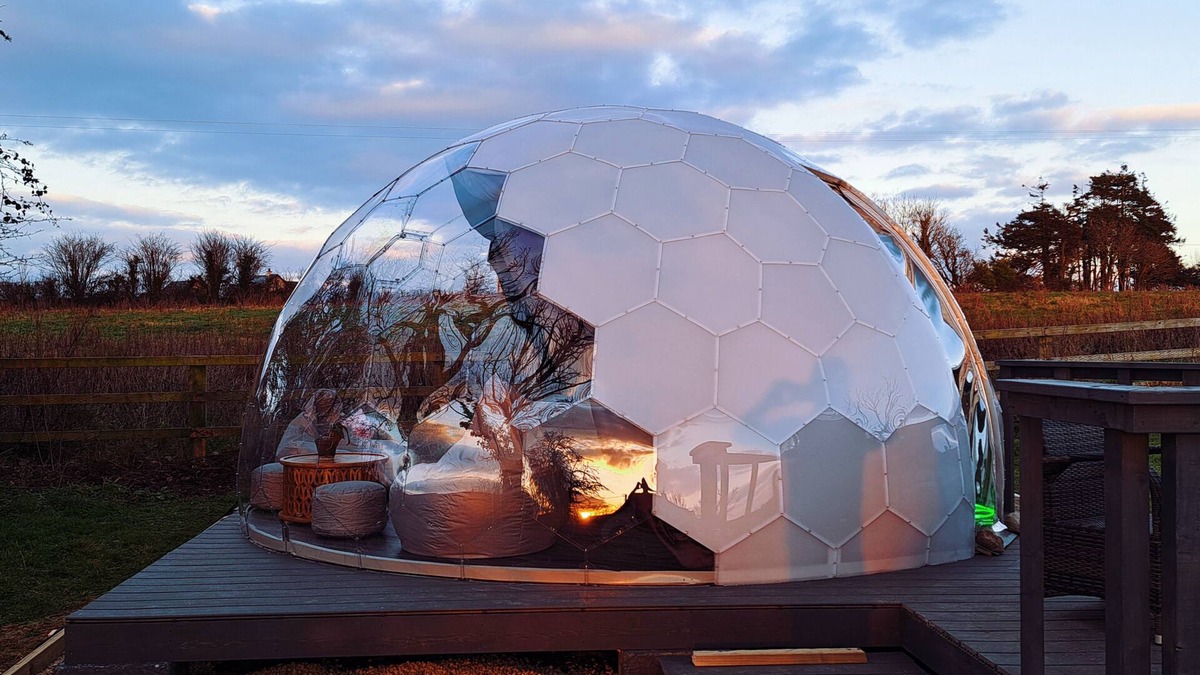 Corofin Cabin | Luxury Glamping Dome with views of the Burren