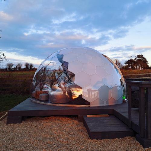 Corofin House | Luxury Glamping Dome with views of the Burren