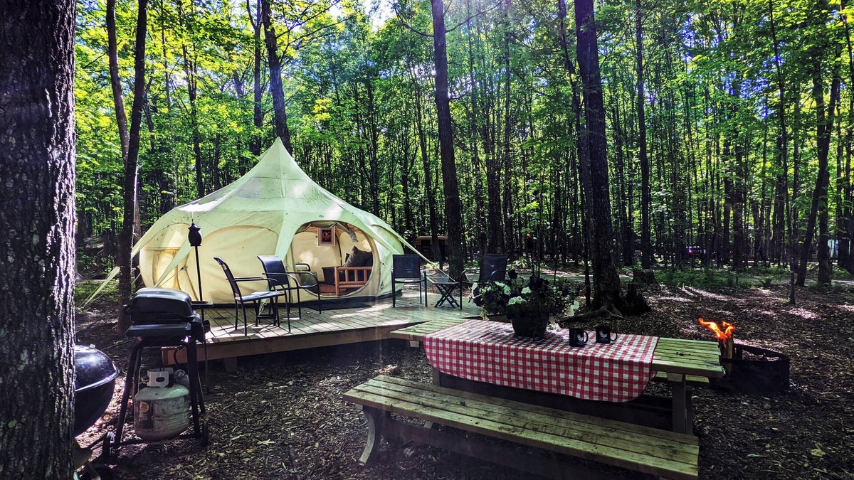 Phelps Apartment | Luxury Glamping w/Resort Access Included, Site 2