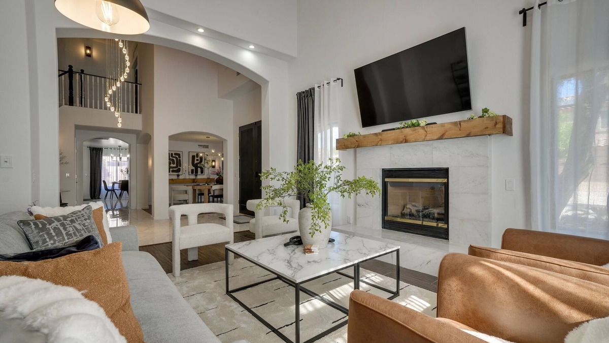 Canyon Trails House | Luxury Goodyear Home w/Private Pool + Pickleball!