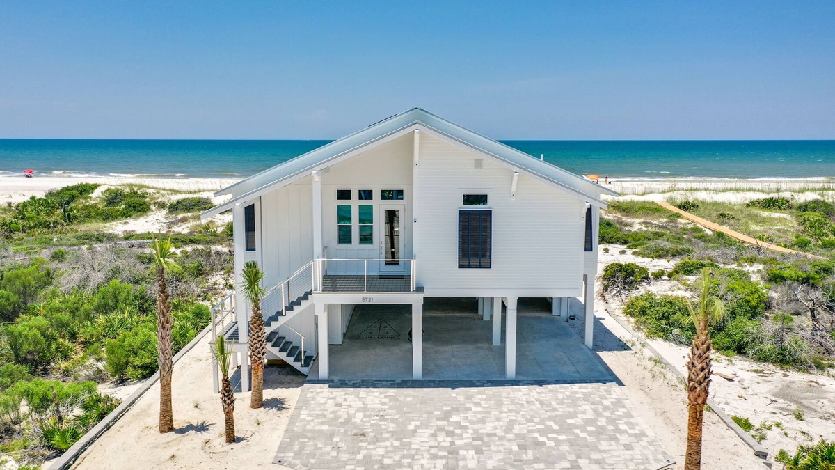 Cape San Blas House | Luxury Gulf-Front Retreat. Heated Pool, Pet-Friendly. September Price Drops