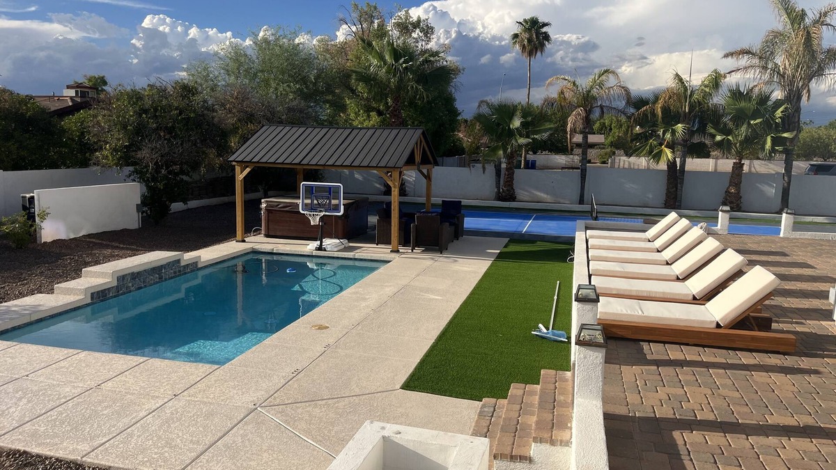 Mesa House | Luxury home with pickleball, pool, and hot tub near Scottsdale