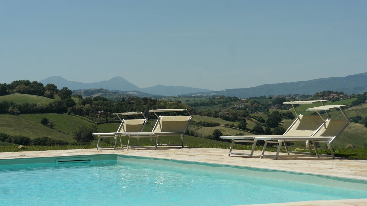 Montemaggiore al Metauro Apartment | Luxury apartment with pool in a dream location, near the sea with beautiful views
