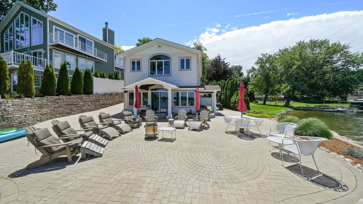 Sister Lakes House | Luxury Lake Home With The Best Patio On The Lake!