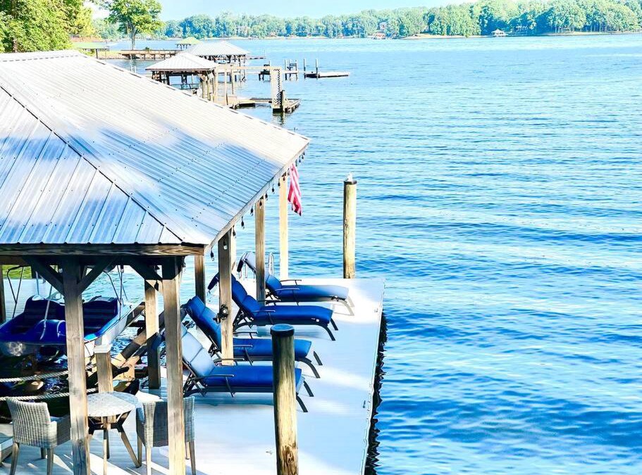 Terrell House | Luxury lakefront house with large private dock, game room, hot tub, water toys and more on Lake Norman