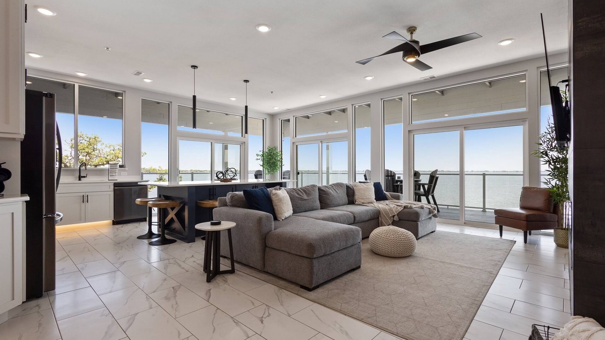 Watertown Condo | Luxury Lakefront Condo w/Private Hot Tub & Sauna