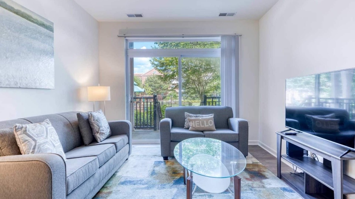 North Waltham Apartment | Luxury Modern Apt with Patio