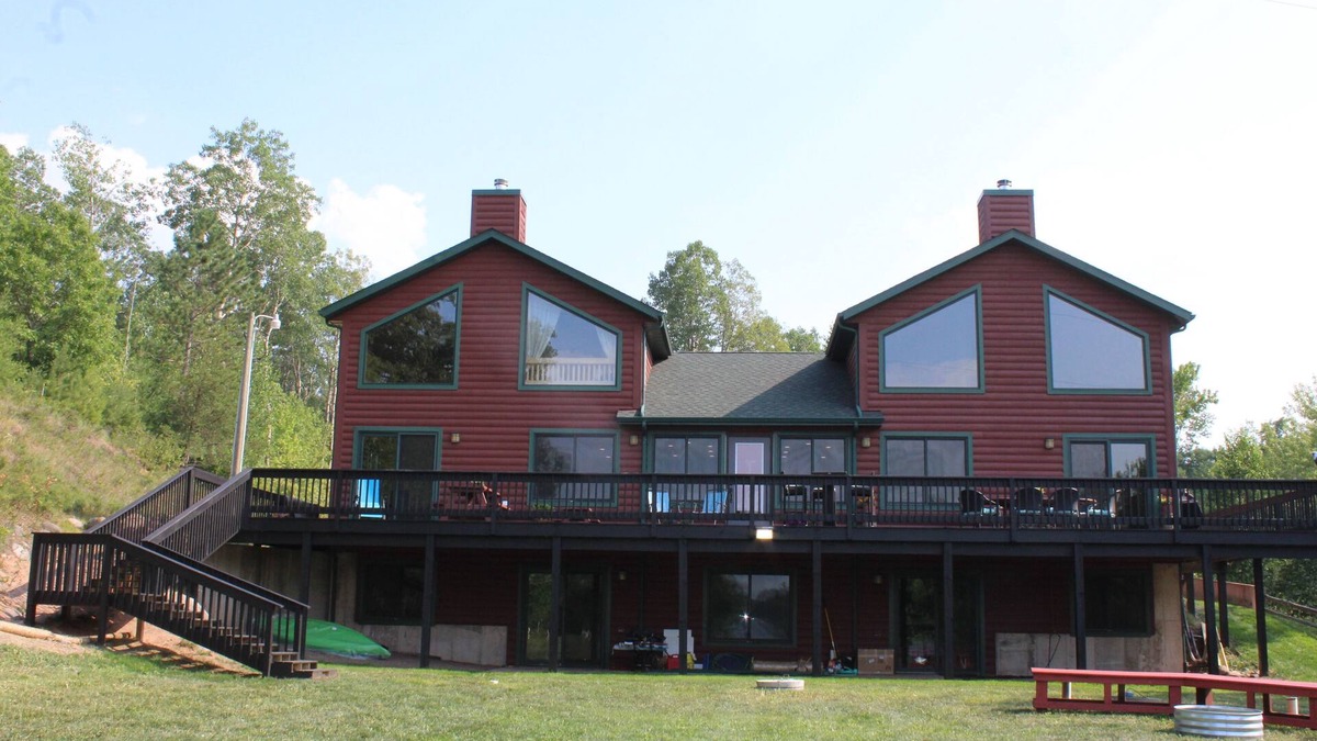 Minong Cabin | Luxury North Woods Lake Home in Minong, WI