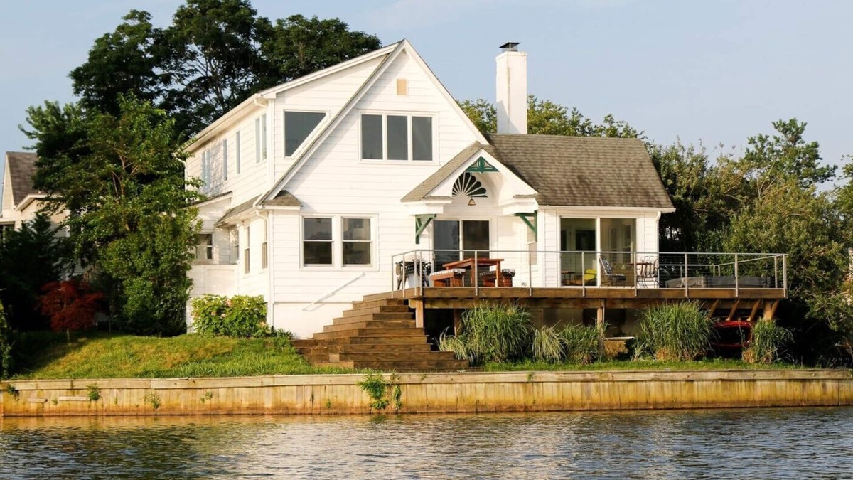 Asbury Park House | Luxury Oasis Panoramic Lake Views - terrace and hot-tub overlooking Deal Lake