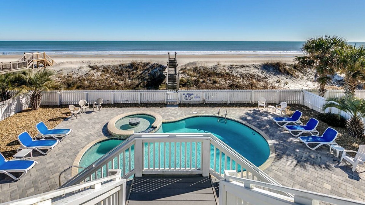 Long Bay Estates House | Luxury Oceanfront Home with Private Pool & Hot Tub - by Luxury Beach Rentals!
