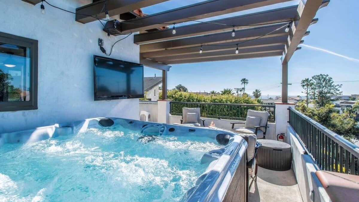 San Clemente Apartment | Luxury Oceanview 5star Stay w/Private Deck &HotTub