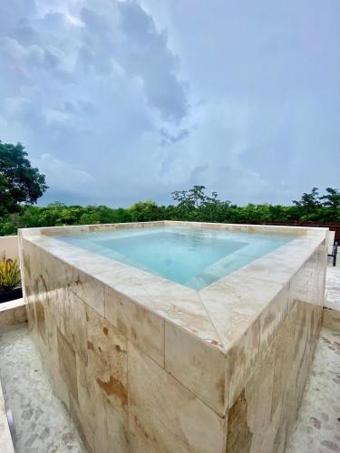 Chemuyil Apartment | Luxury Private penthouse with private pool