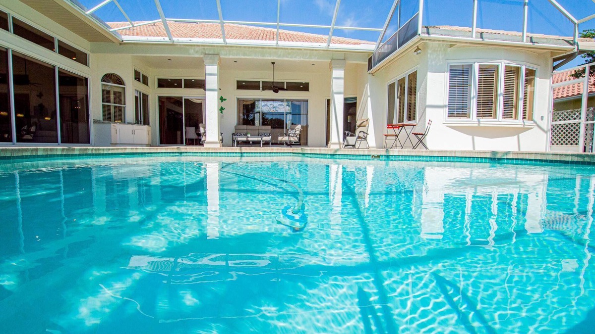 Fairway Village House | Luxury Retreat 5BR Mediterranean Home w/Heated Pool | Steam Room | Golf Views | Spacious Lanai
