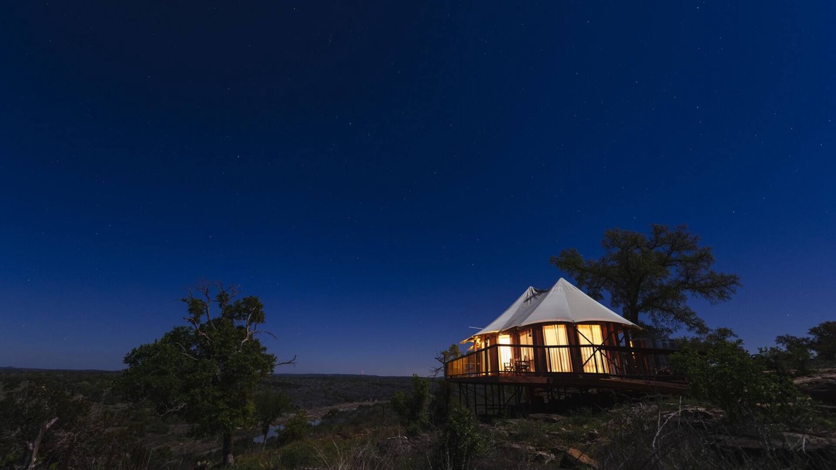 Johnson City RV Rental | Luxury Safari Tents on 96 acres in the Texas Hill Country