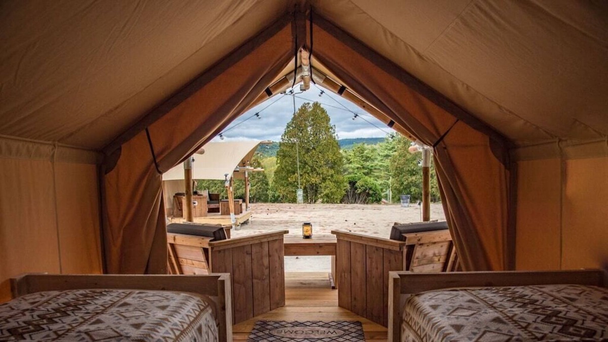 Lake George Resort | Luxury Safari Tent near Lake George, New York