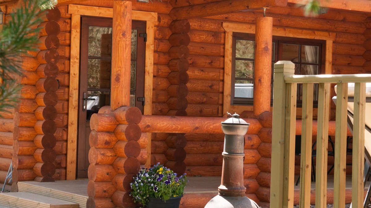 Morpeth Cabin | Luxury Scandinavian Log Cabin With Huge Private Hot Tub