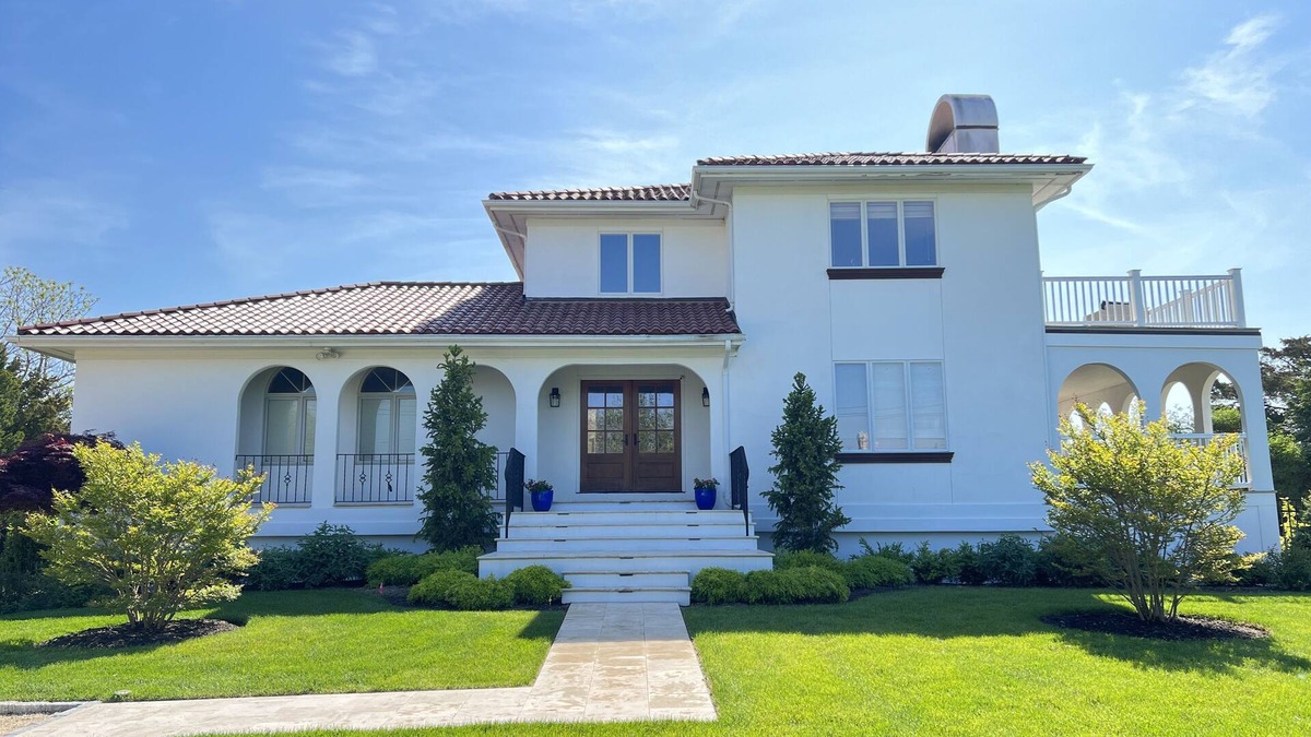 Westhampton Beach House | Luxury Spanish villa with heated pool in West Hampton Beach in prime location
