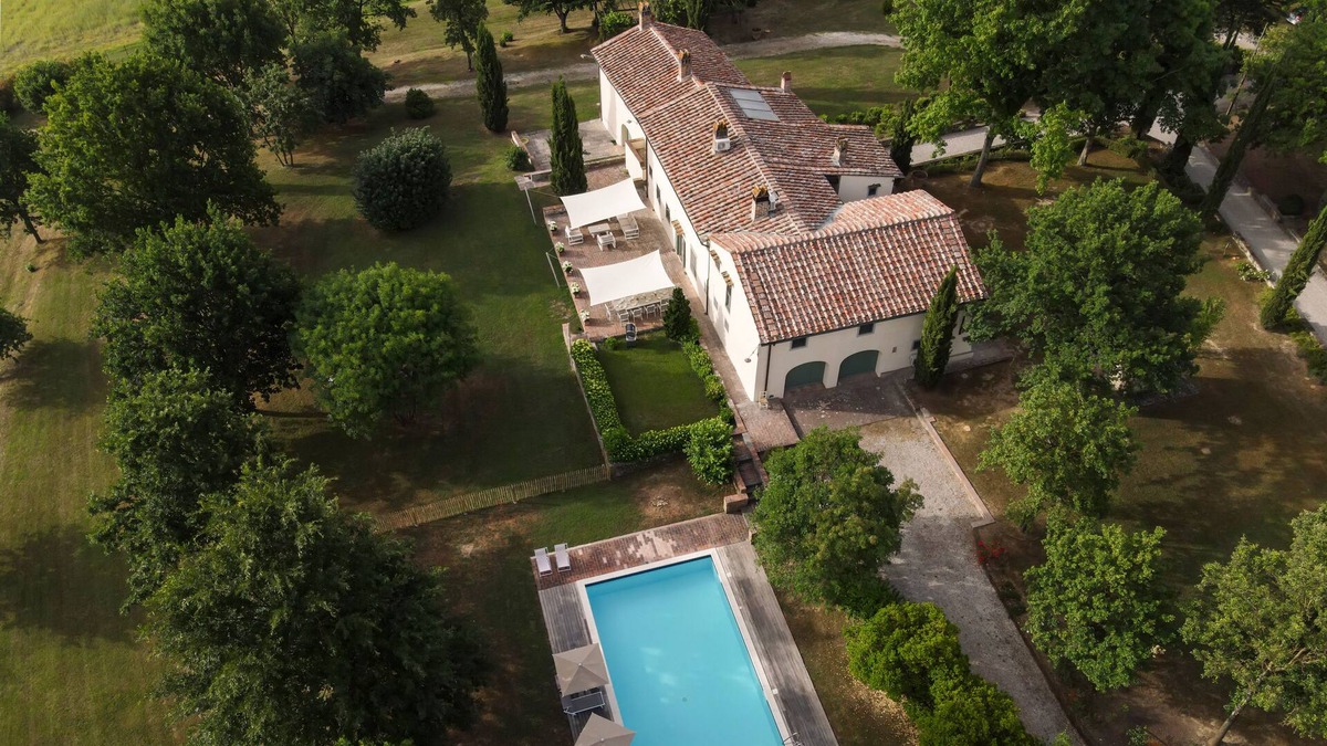 San Piero a Sieve Villa | Luxury Tuscan Farmhouse with Pool in Organic Estate