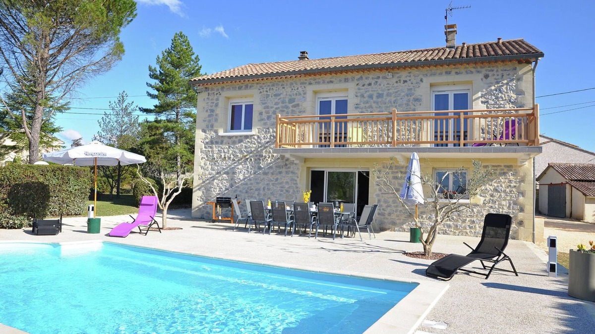 Saint-Victor-de-Malcap Villa | Luxury villa with private pool