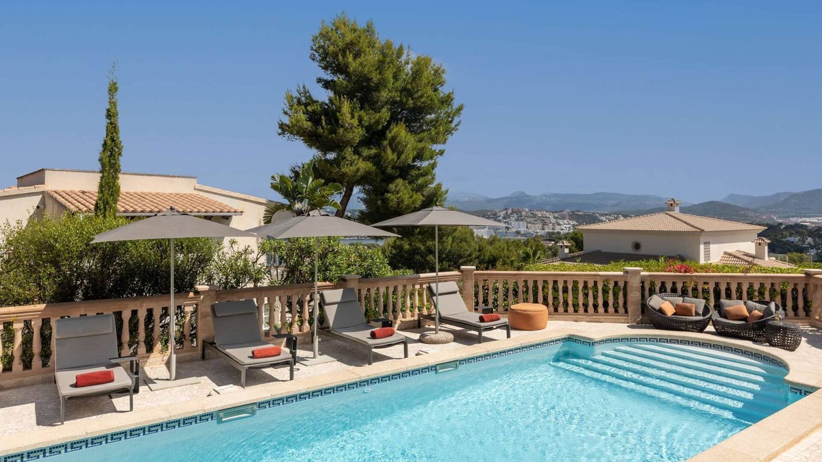 Santa Ponsa Villa | Luxury villa, views of Santa Ponsa Bay, heated pool and fully airconditioned