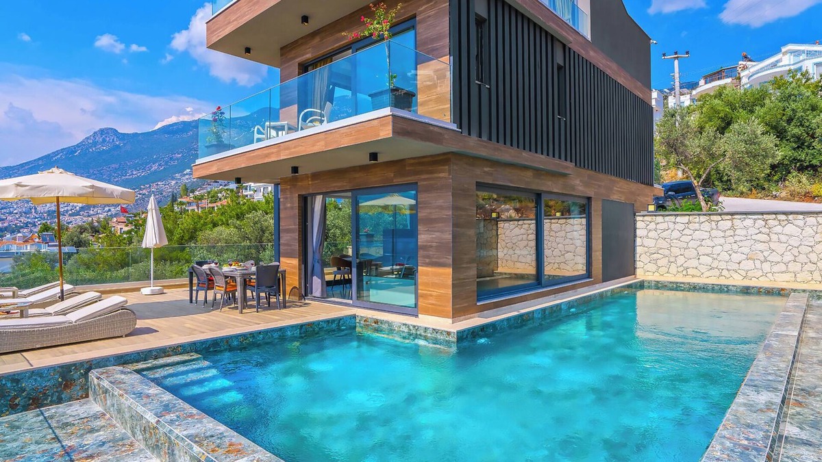 Kalkan Villa | Luxury Villa with Sea View, 80 Meters from the Beach in Kalkan Kışla Area